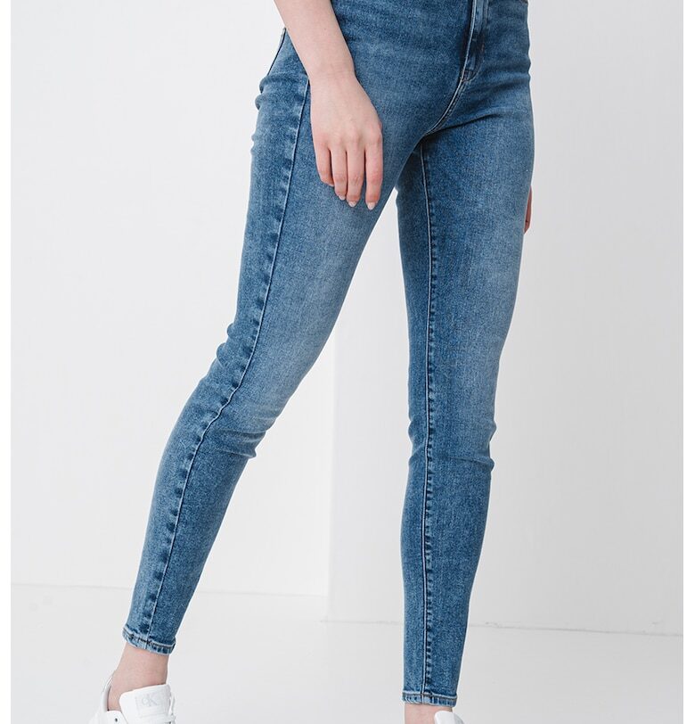 Скини дънки с висока талия - Светлосин Tommy Jeans