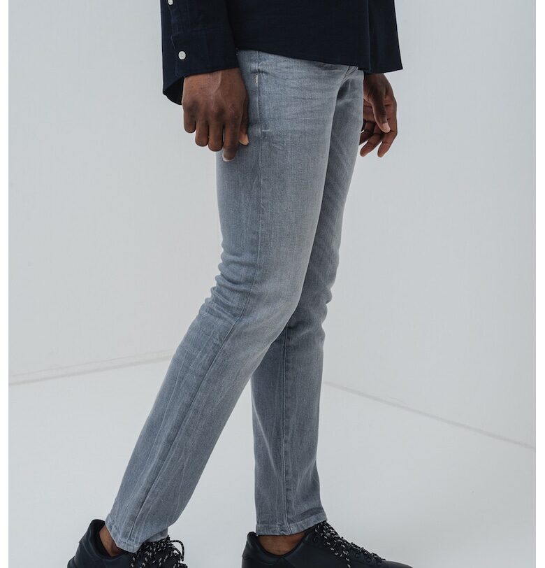 Скини дънки с миди талия - Светло сив Scotch  Soda