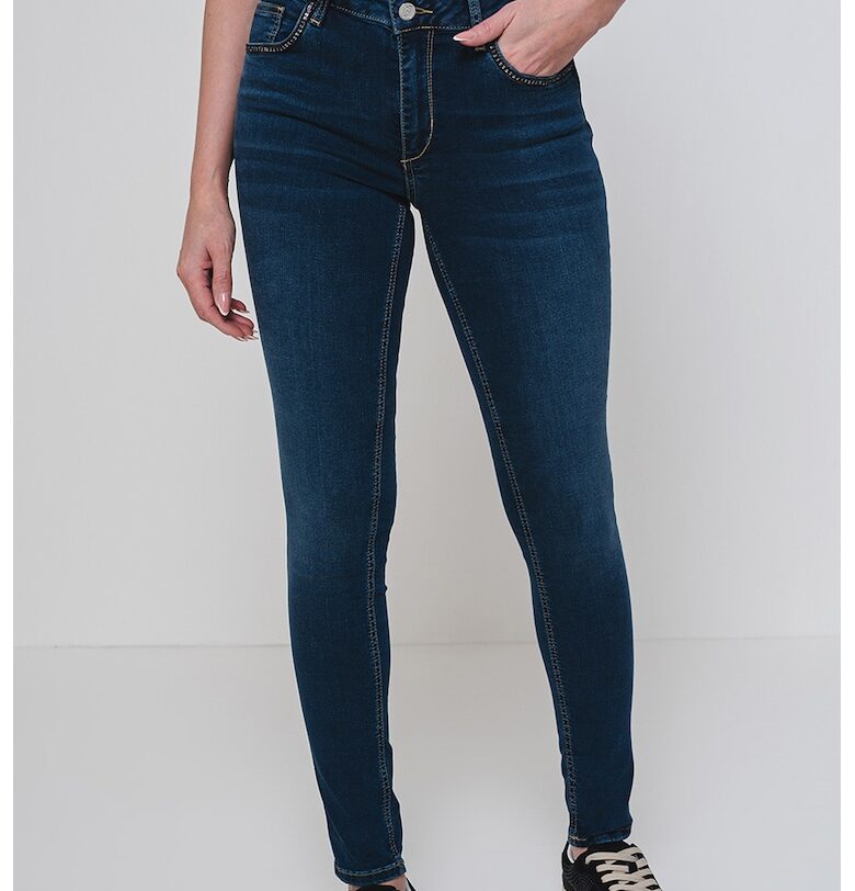 Скини дънки с памук и модал - Светлосин Liu Jo