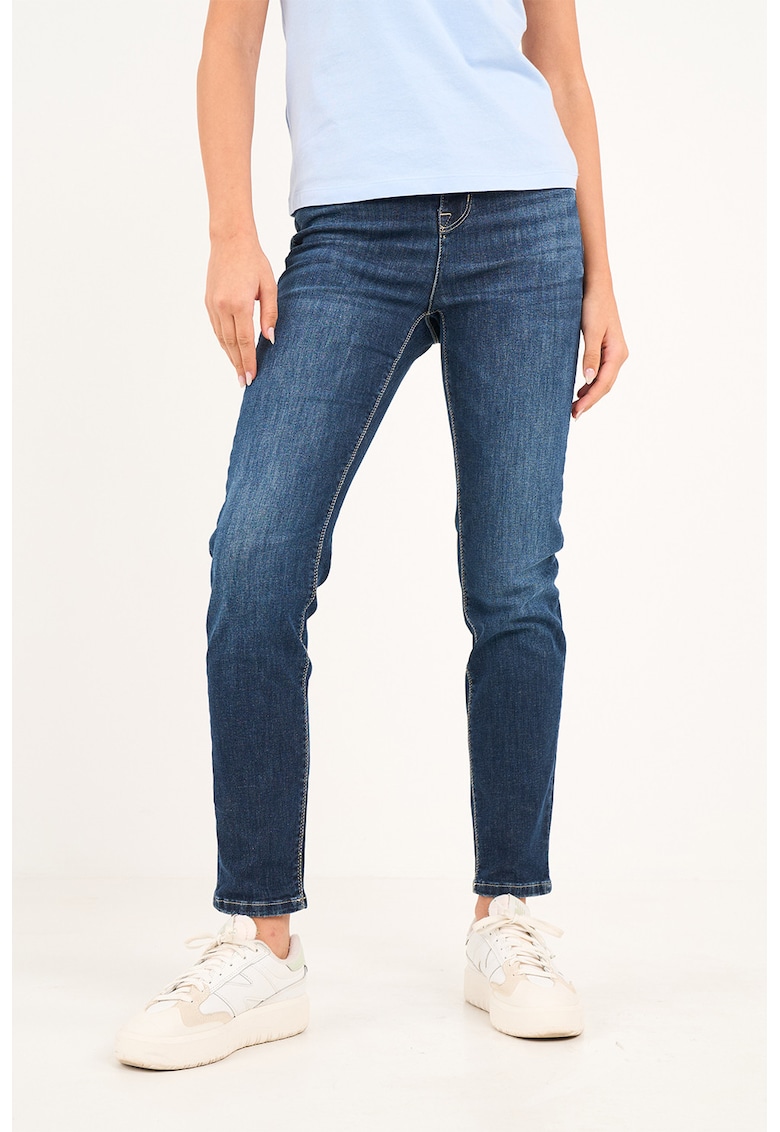 Скини дънки със захабен ефект - Тъмносин Lee Cooper