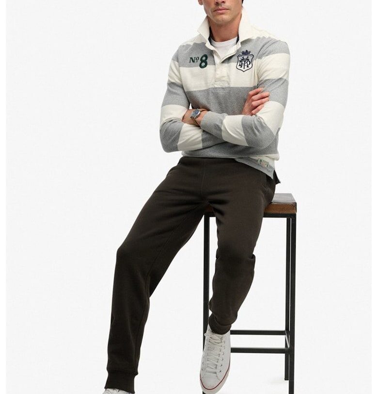 Скосен спортен панталон Essential - Папратово зелено Superdry  Co