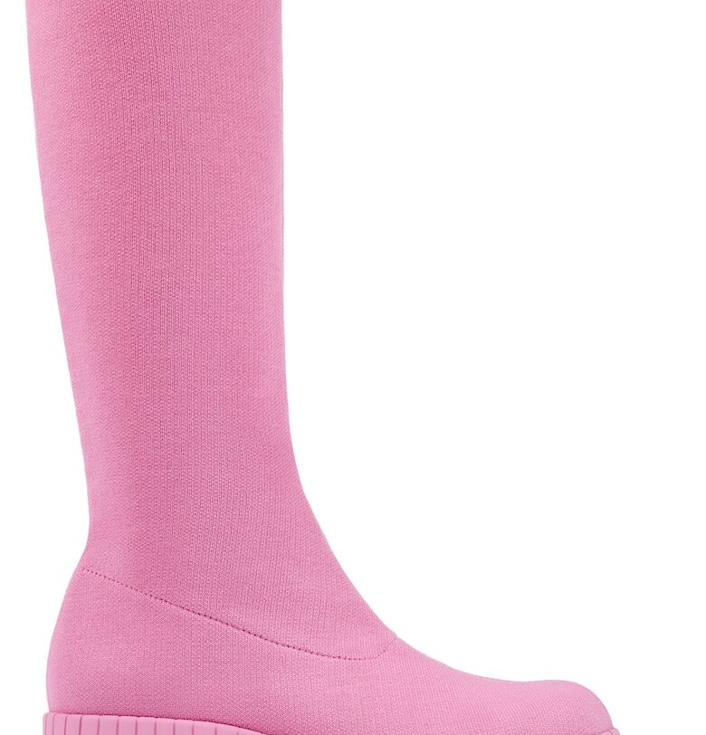 Скосени ботуши Pix до средата на прасеца - Розово Camper