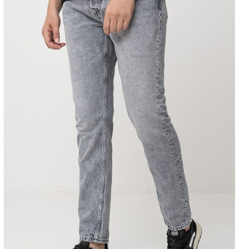 Скосени дънки - Светлосив меланж Pepe Jeans London