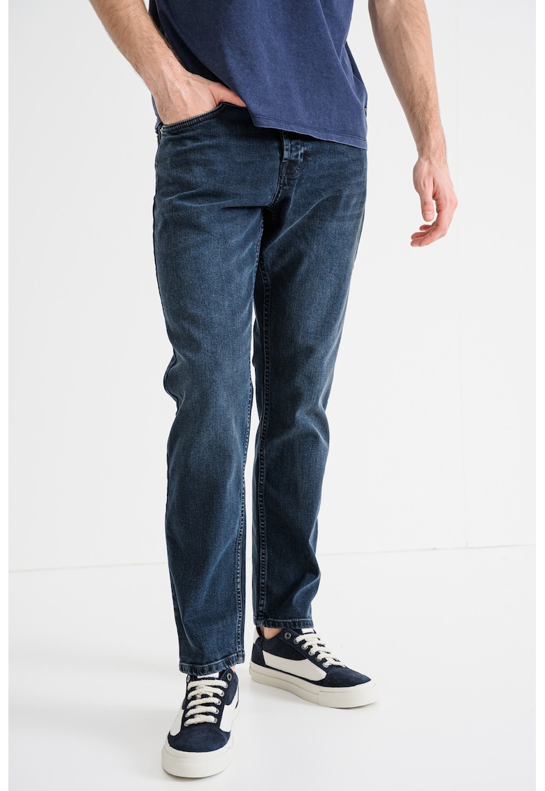 Скосени дънки - Ултрамарин синьо KARL LAGERFELD JEANS