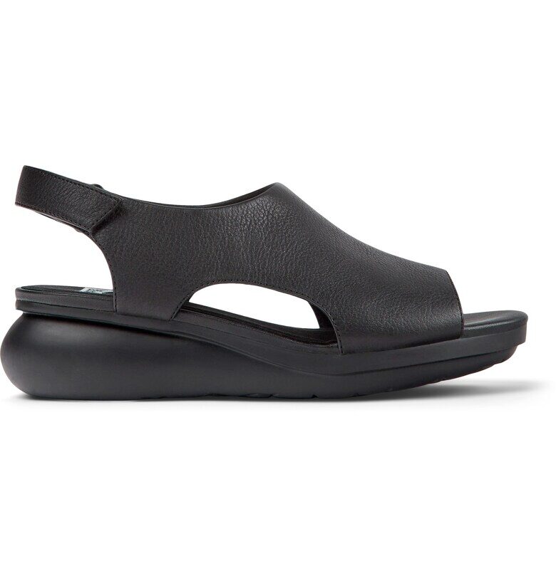 Скосени кожени сандали 212887 Balloon - Черен Camper