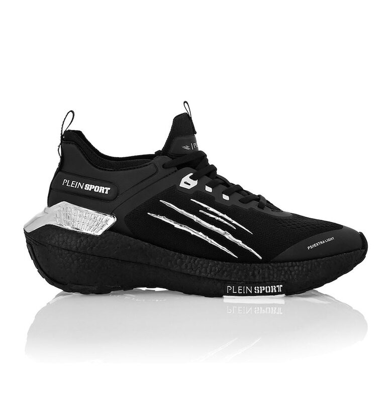 Скосени маратонки Stealth Runner Extra Light - Черен/Мръснобял Plein Sport