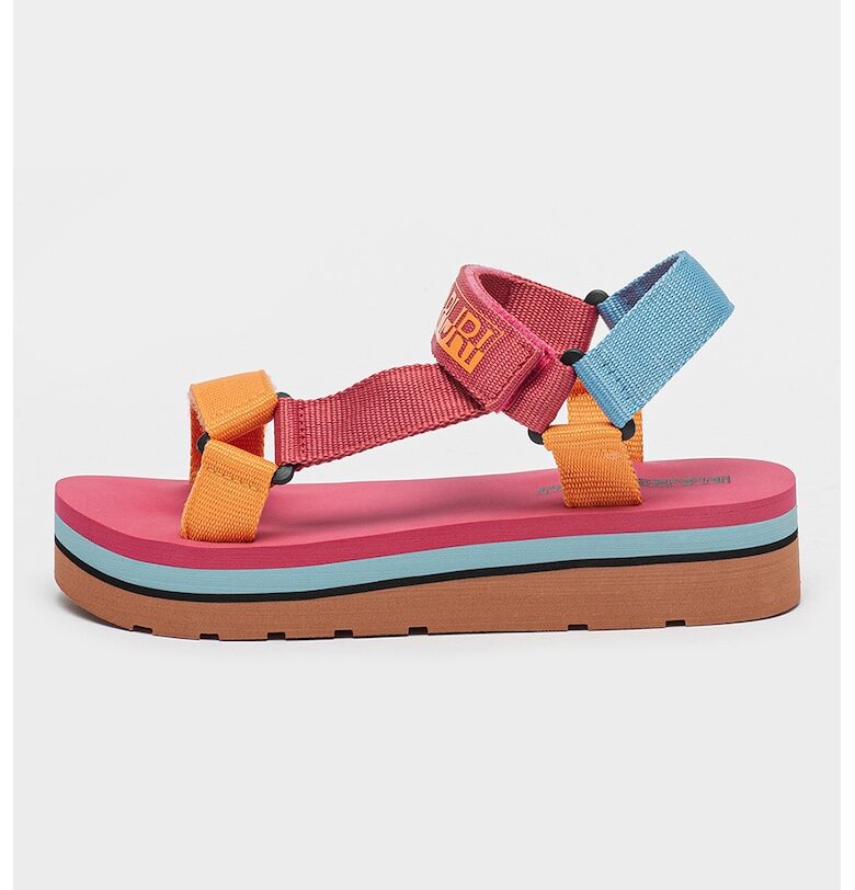 Скосени саднали с велкро - Розово/Син Napapijri