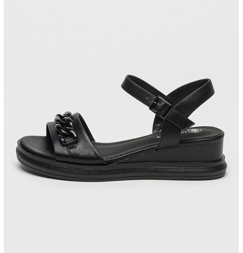 Скосени сандали Flieroy с верижка - Черен Lumberjack