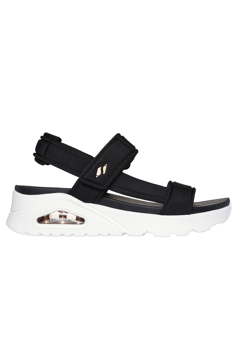 Скосени сандали Summer Stand2 с велкро - Черен Skechers