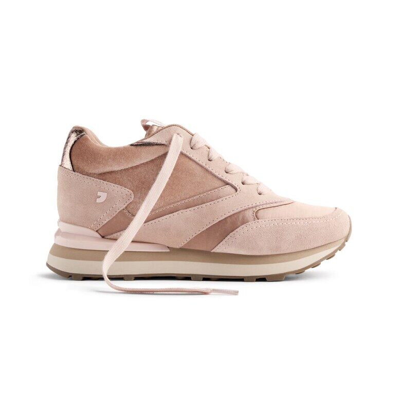 Скосени спортни обувки от велур - Бежов Gioseppo