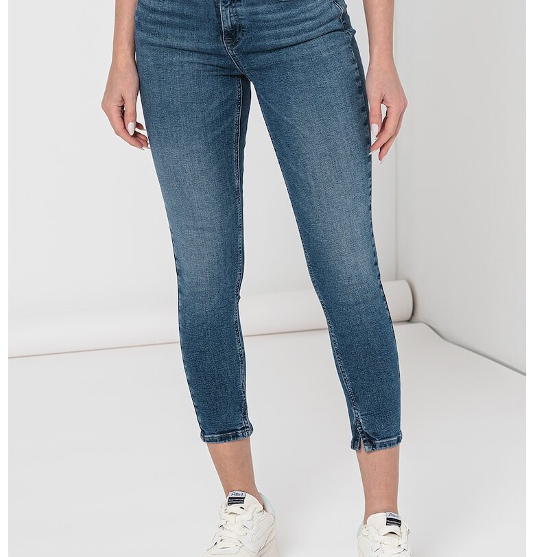 Скъсени скини дънки Nora - Син меланж Tommy Jeans