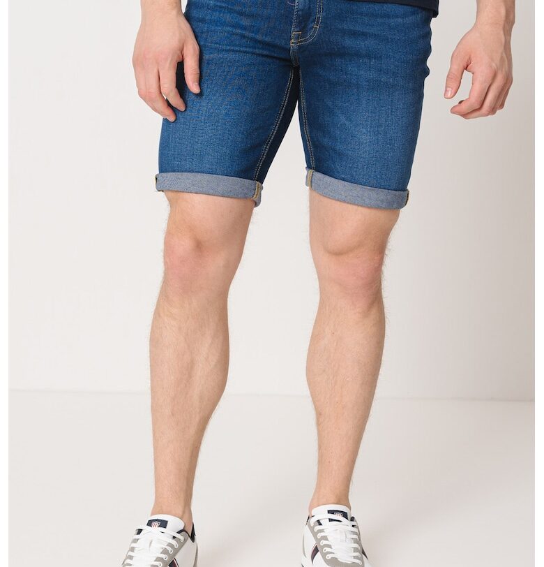 Слим бермуди Washington със средна талия - Тъмносин Mustang