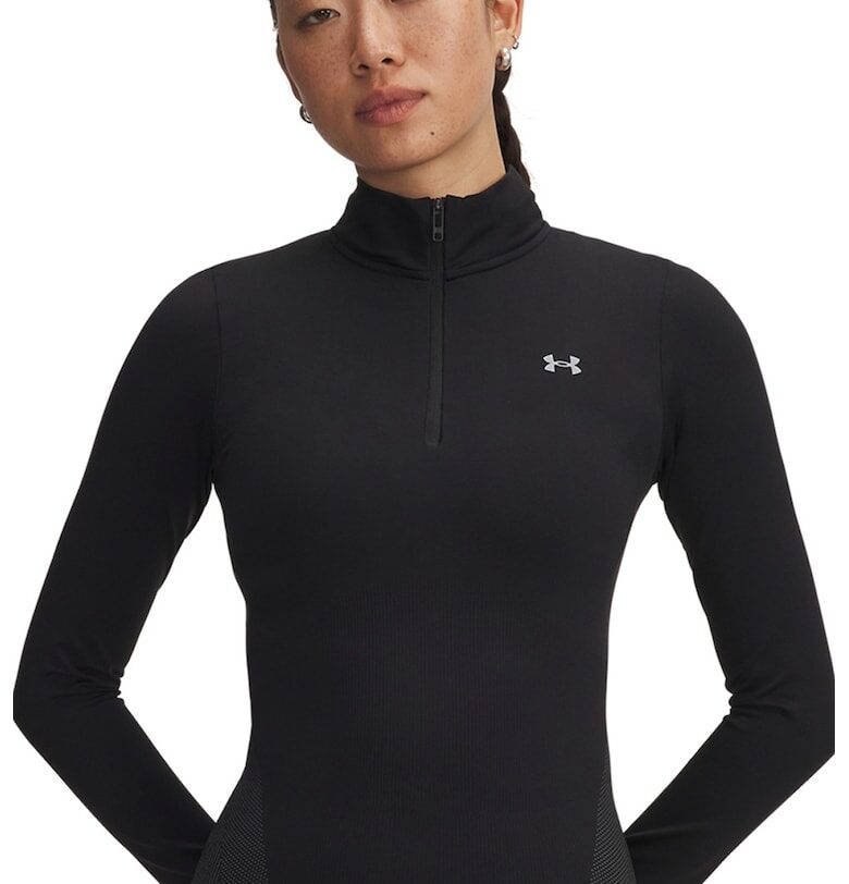 Слим блуза Vanish с лого - Черен Under Armour