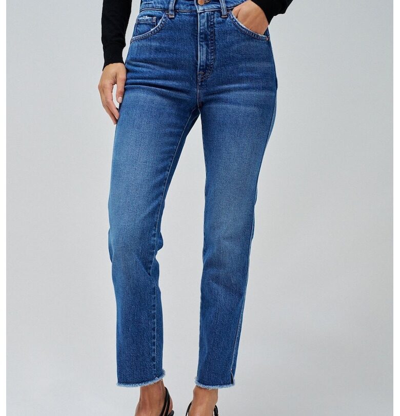 Слим дънки Faith с вталяващ ефект - Син Salsa Jeans