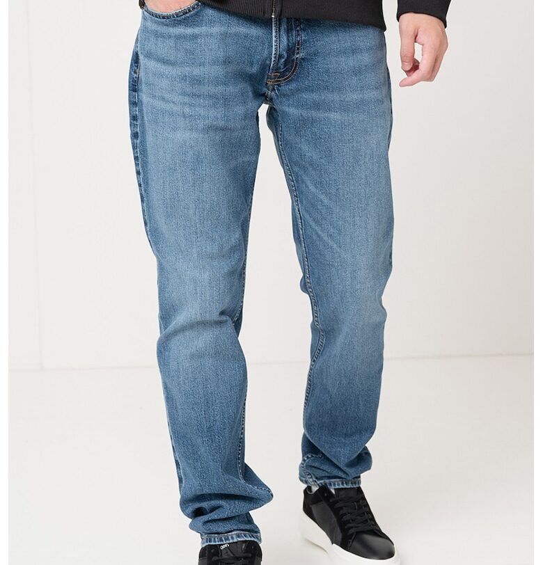 Слим дънки Hampton - Син меланж CALVIN KLEIN JEANS