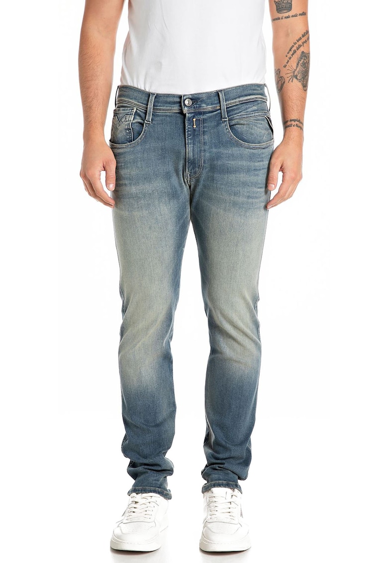 Слим дънки Hyperflex - Светлосин Replay