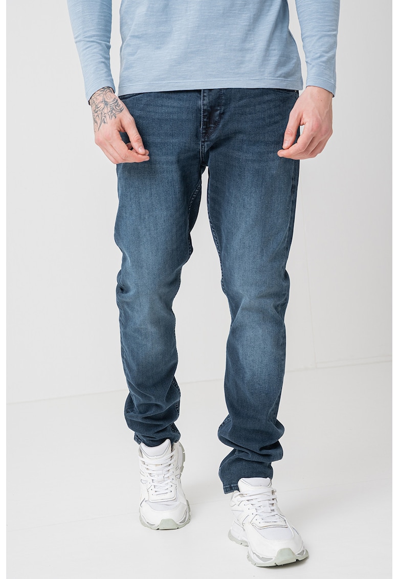 Слим дънки Vegas - Син меланж Mustang