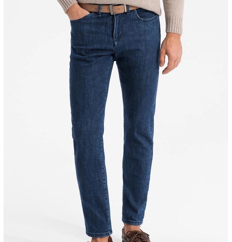 Слим дънки - Индигово синьо OMBRE