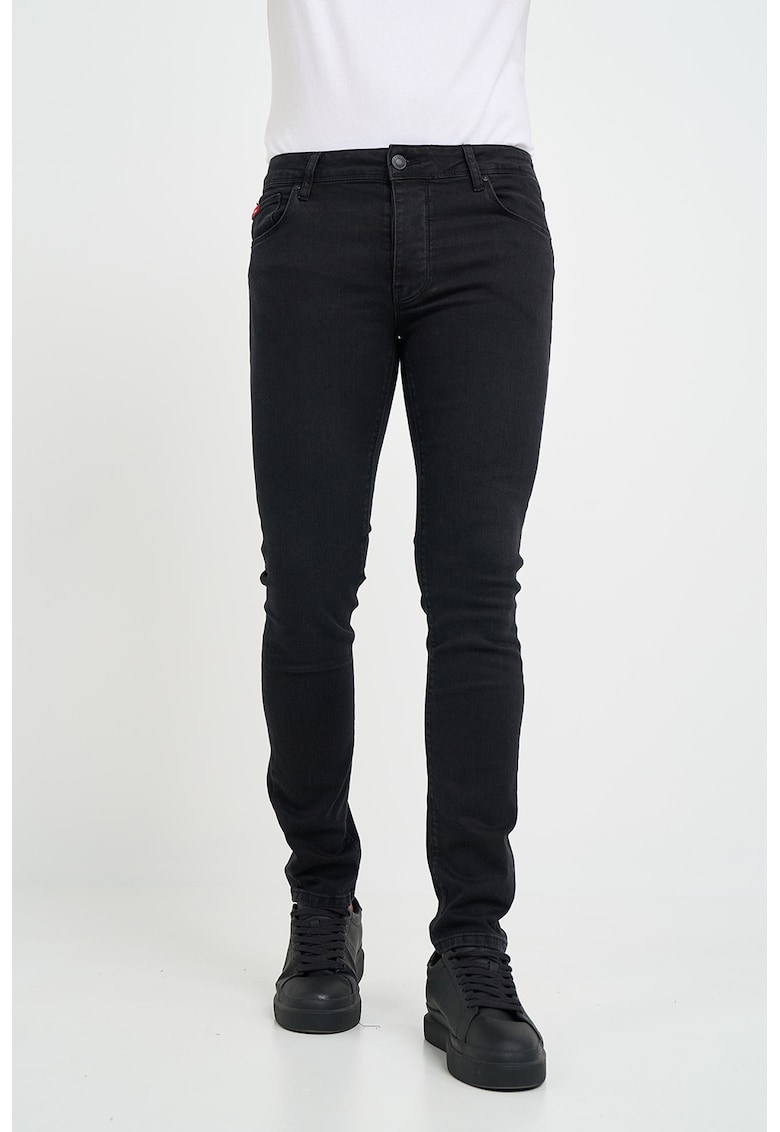 Слим дънки - Черен Lee Cooper