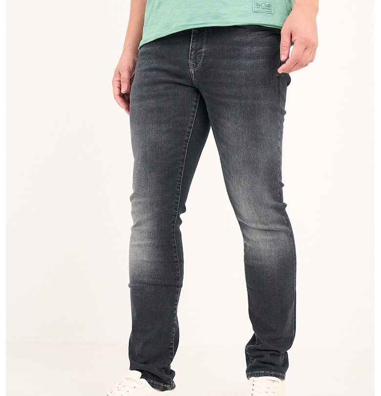 Слим дънки деграде - Избеляло черно Lee Cooper