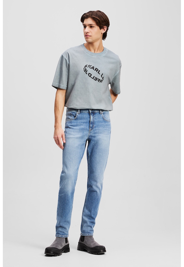 Слим дънки деграде - Светлосин KARL LAGERFELD JEANS