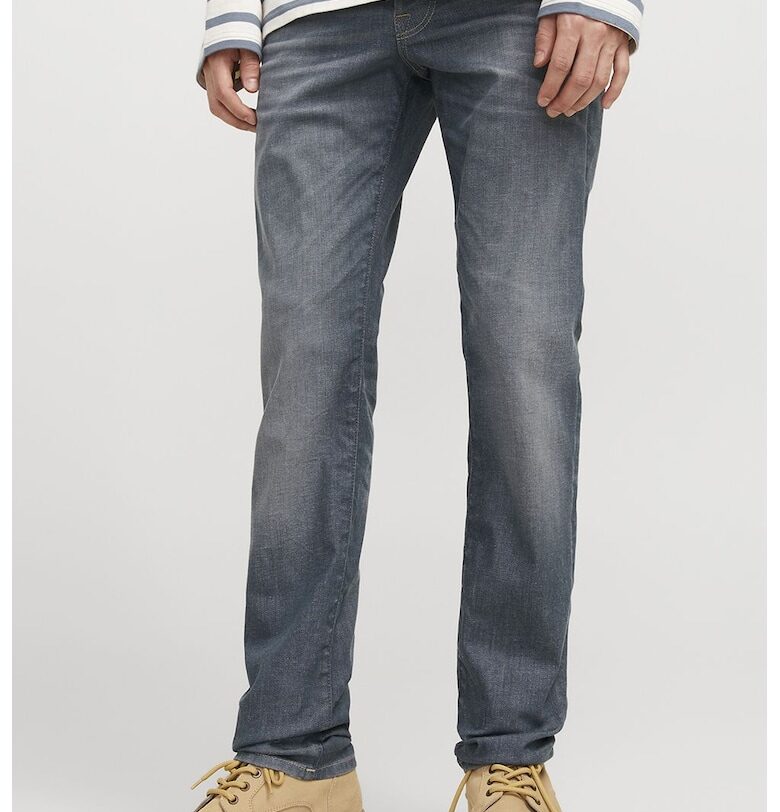 Слим дънки от органичен памук - Антрацитно сиво Jack  Jones