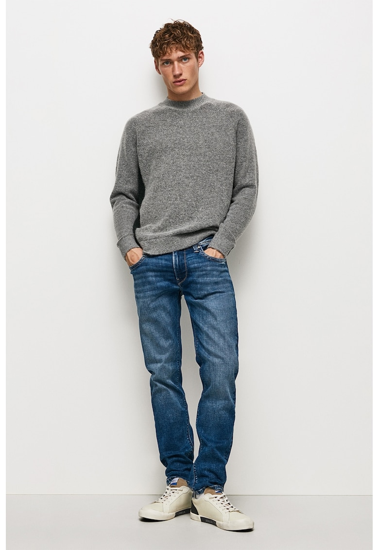 Слим дънки с 5 джоба - Пастелносин Pepe Jeans London