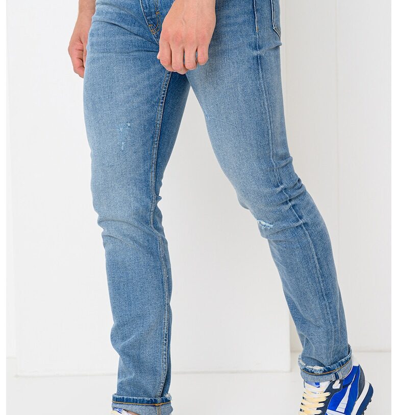 Слим дънки с 5 джоба - Светлосин HUGO