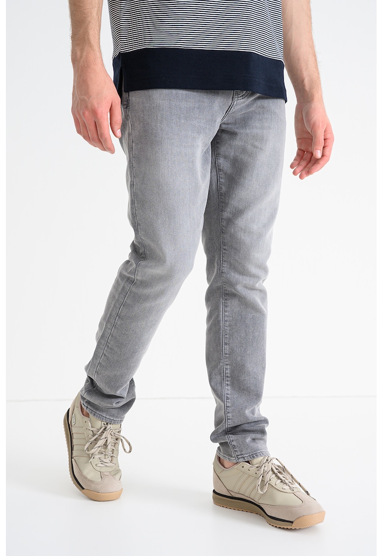 Слим дънки със захабен ефект - Сив ARMANI EXCHANGE