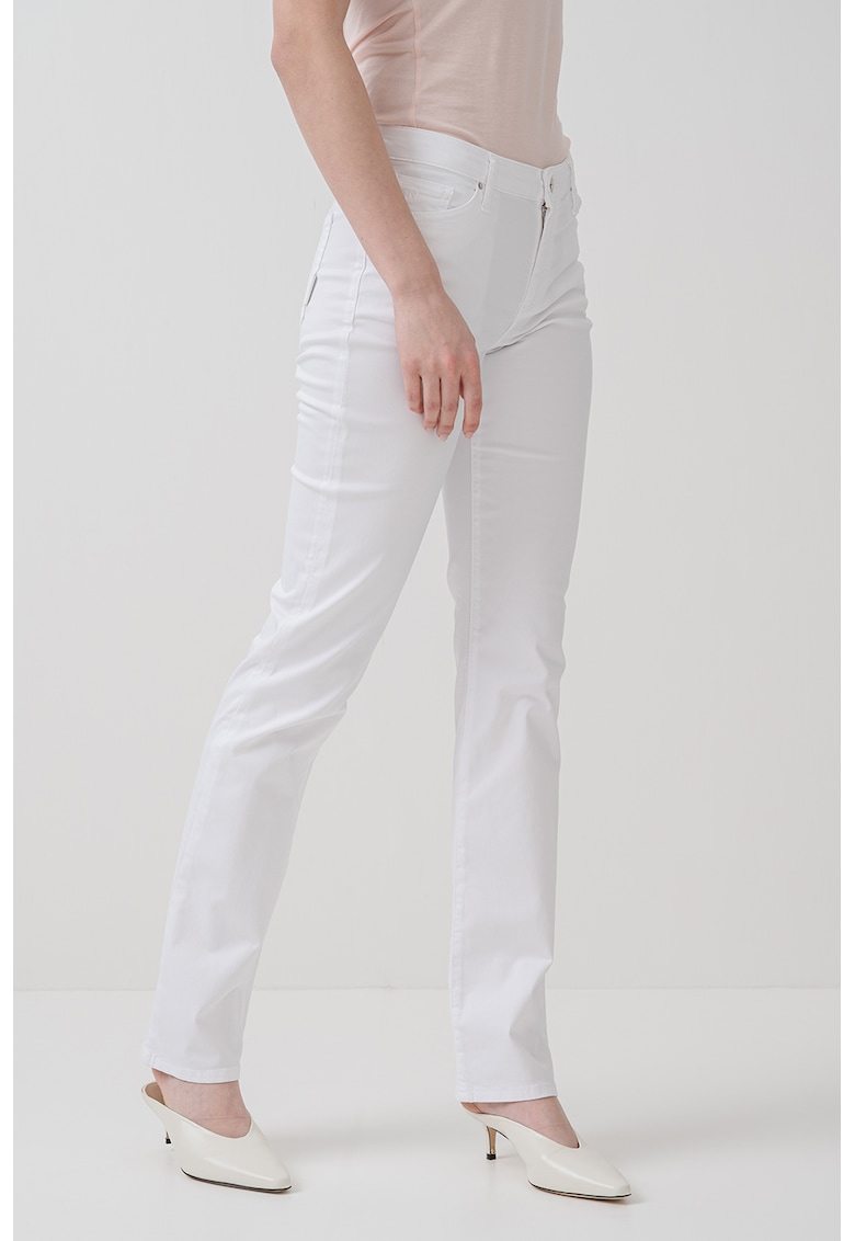 Слим дънки със средна талия - Бял ARMANI EXCHANGE