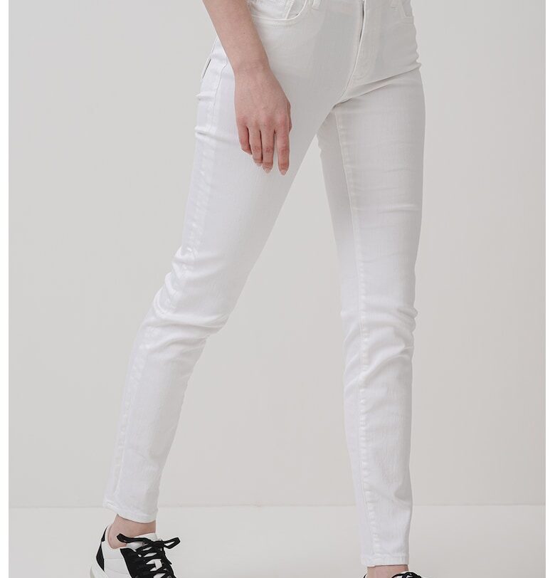 Слим дънки със средна талия - Бял ARMANI EXCHANGE