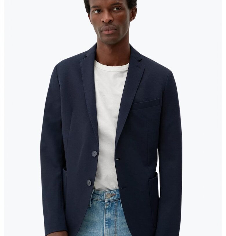 Слим крой мъжко яке Joog Suit тъмно тъмно синьо - Тъмно морско синьо sOliver