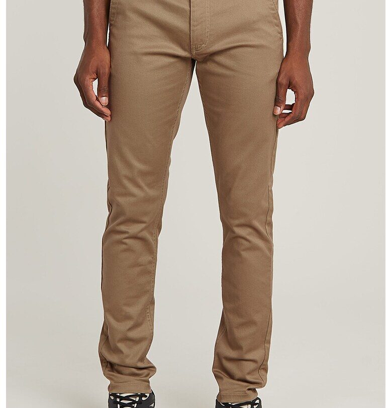 Слим панталон с органичен памук - Светлокафяв G-STAR