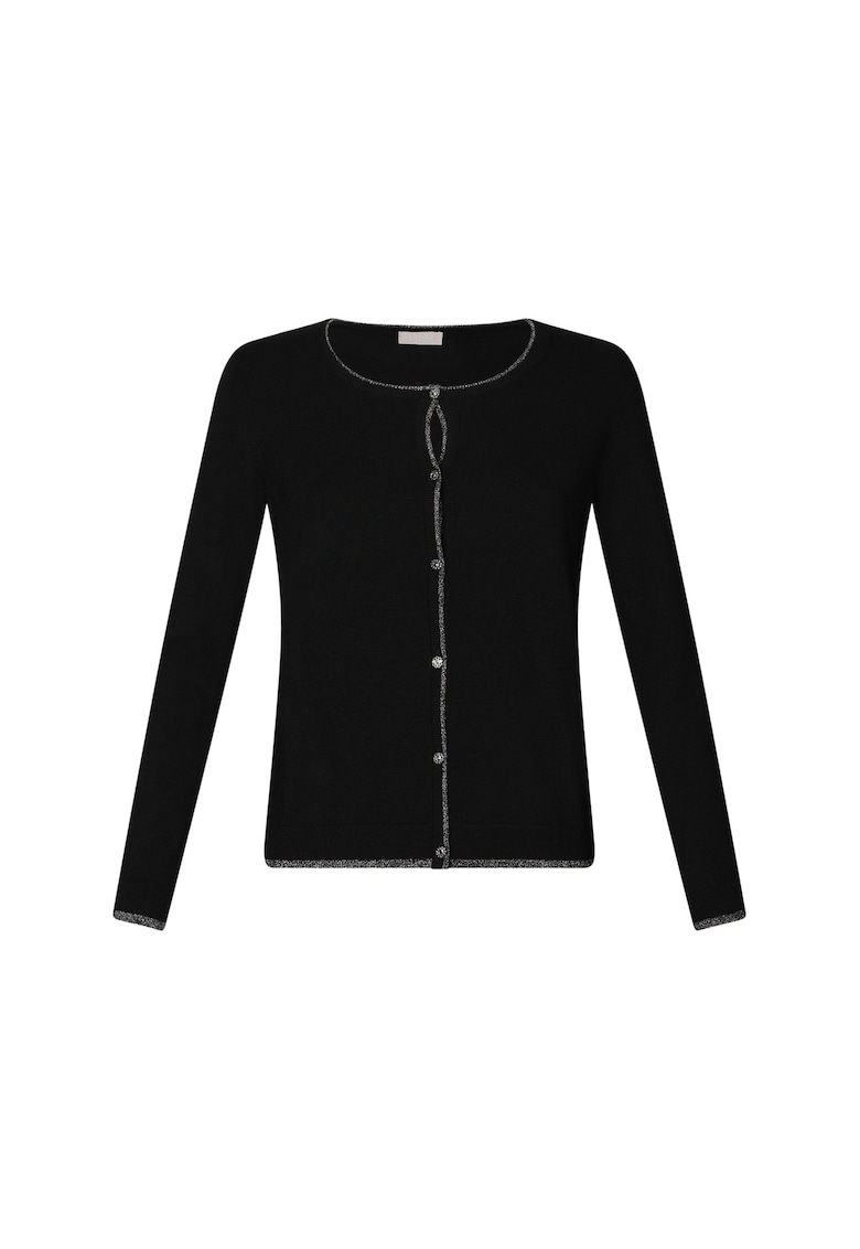 Слим пуловер с копчета - Черен Liu Jo