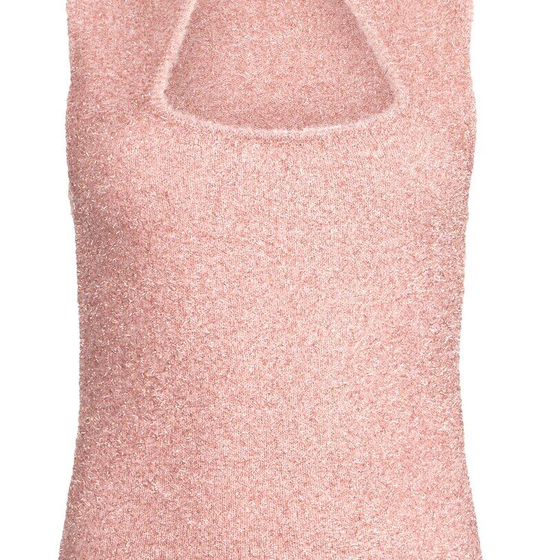 Слим пуловер с отвор - Светлорозов Liu Jo