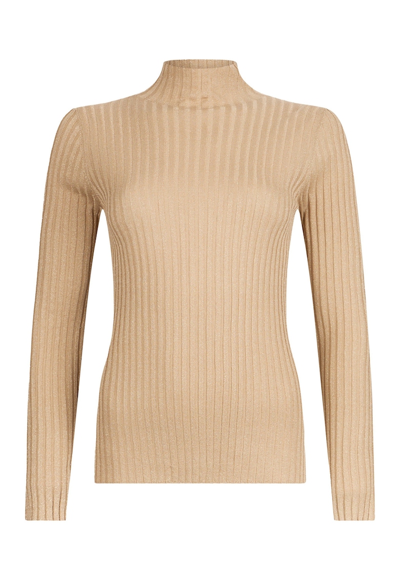 Слим пуловер с яка - Бежов Liu Jo