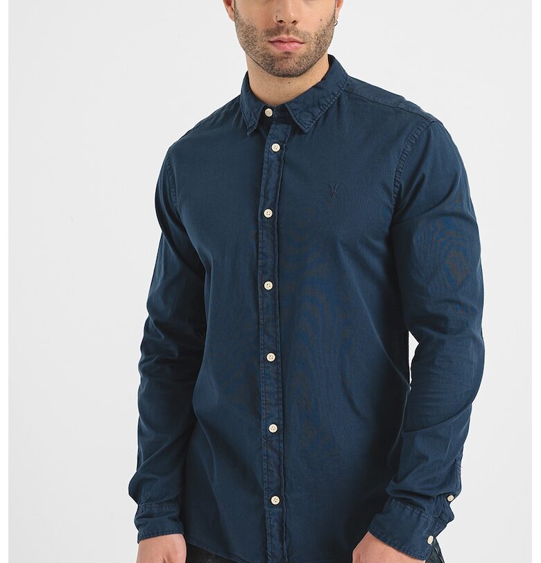 Слим риза Hawthorne - Тъмносин AllSaints