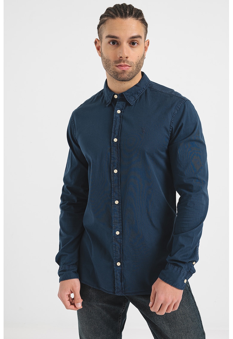 Слим риза Hawthorne - Тъмносин AllSaints