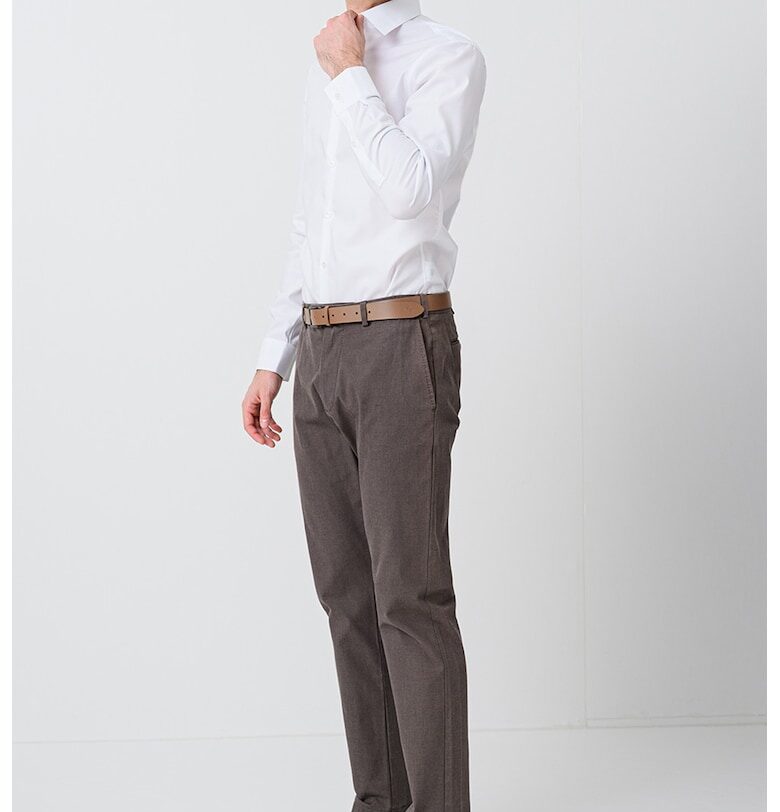 Слим риза - Бял CALVIN KLEIN