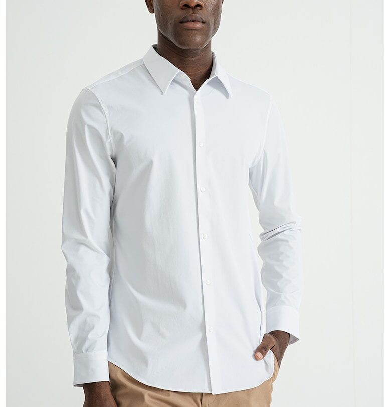 Слим риза - Бял CALVIN KLEIN