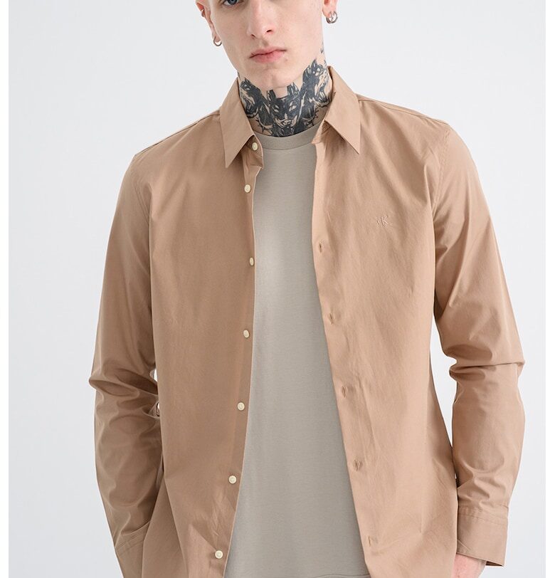 Слим риза - Камел CALVIN KLEIN