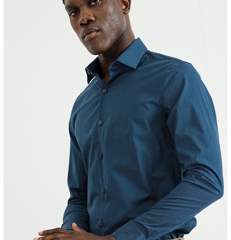 Слим риза - Тъмносин CALVIN KLEIN