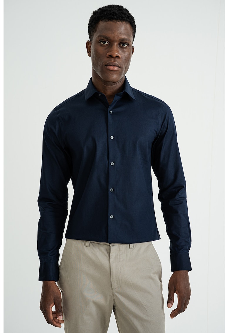 Слим риза - Ултрамарин синьо CALVIN KLEIN