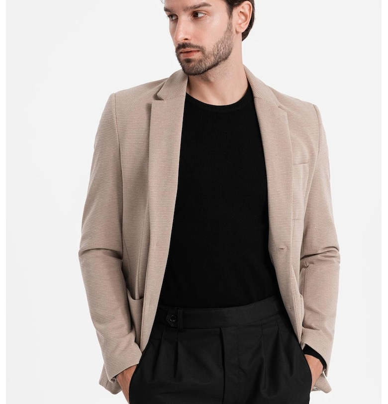 Слим сако - Бежов OMBRE