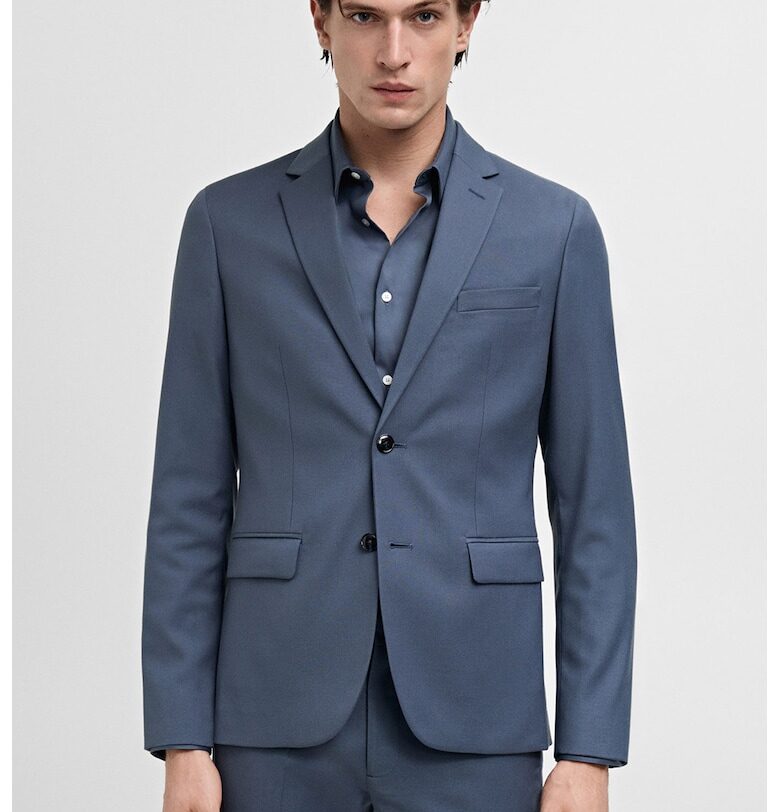 Слим сако - Прашно синьо Mango