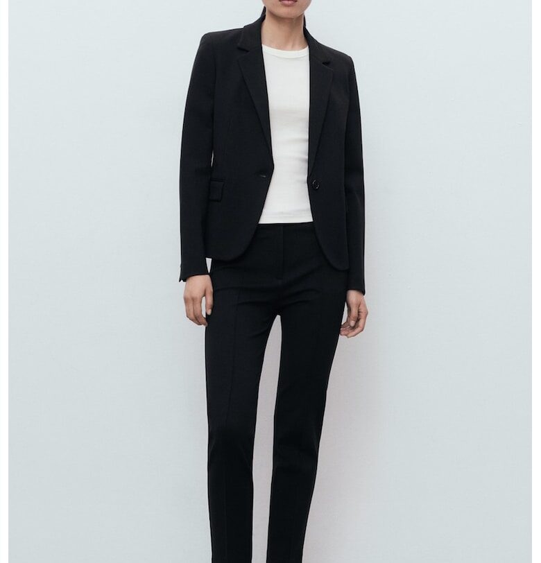 Слим сако - Черен Mango