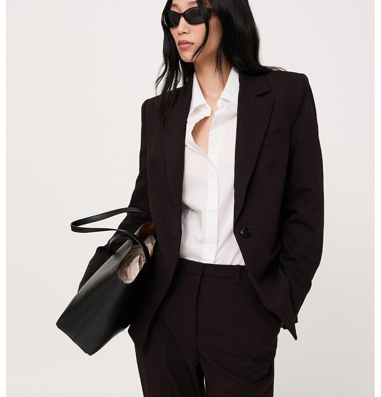 Слим сако - Черен Mango