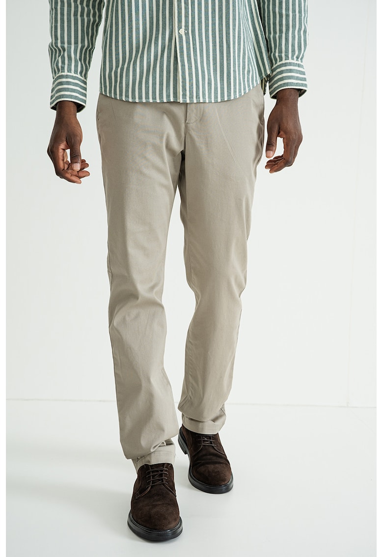 Слим чино панталон - Сиво-кафяв CALVIN KLEIN