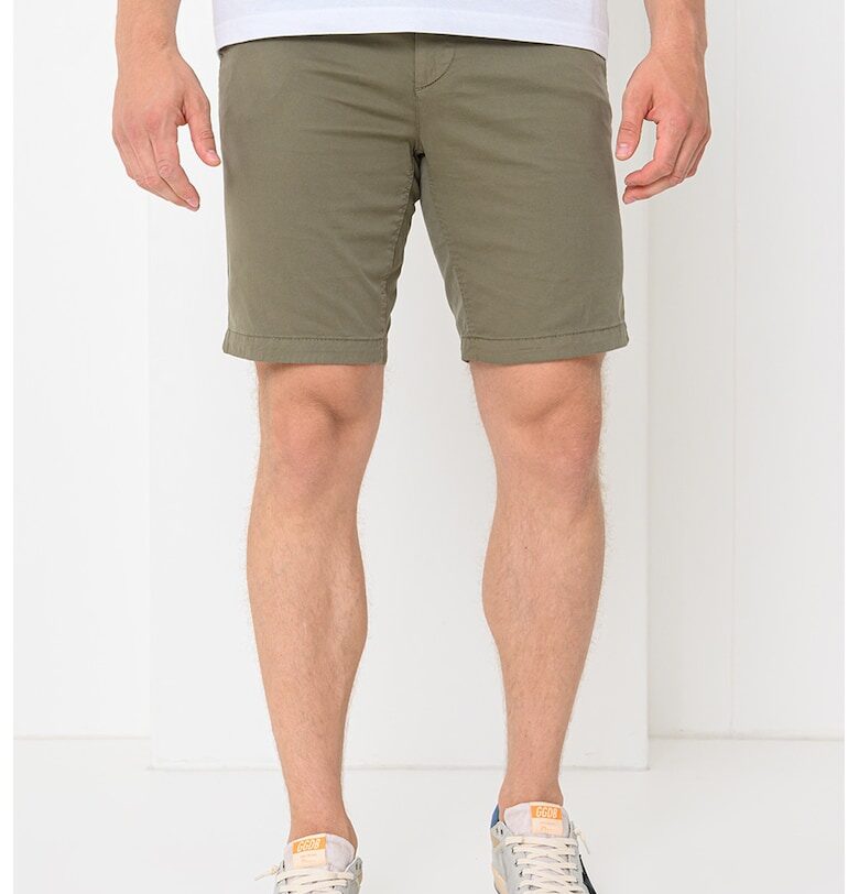 Слим чино шорти - Зелени аспержи BOSS