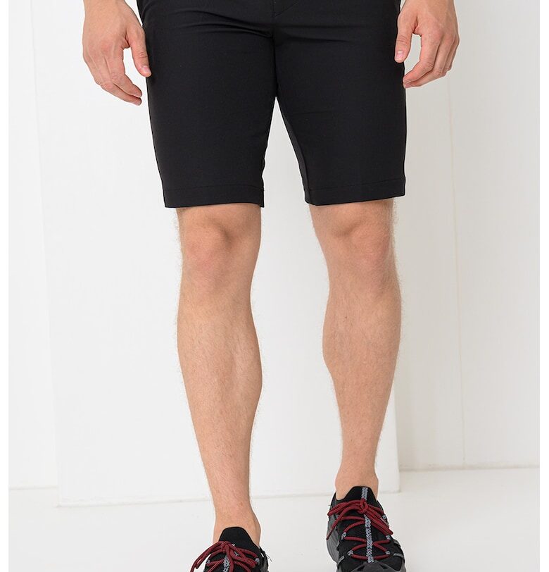 Слим шорти със скосени джобове - Черен BOSS